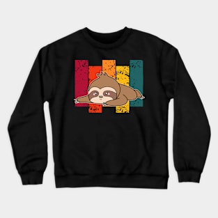 Colourful Sloth Crewneck Sweatshirt